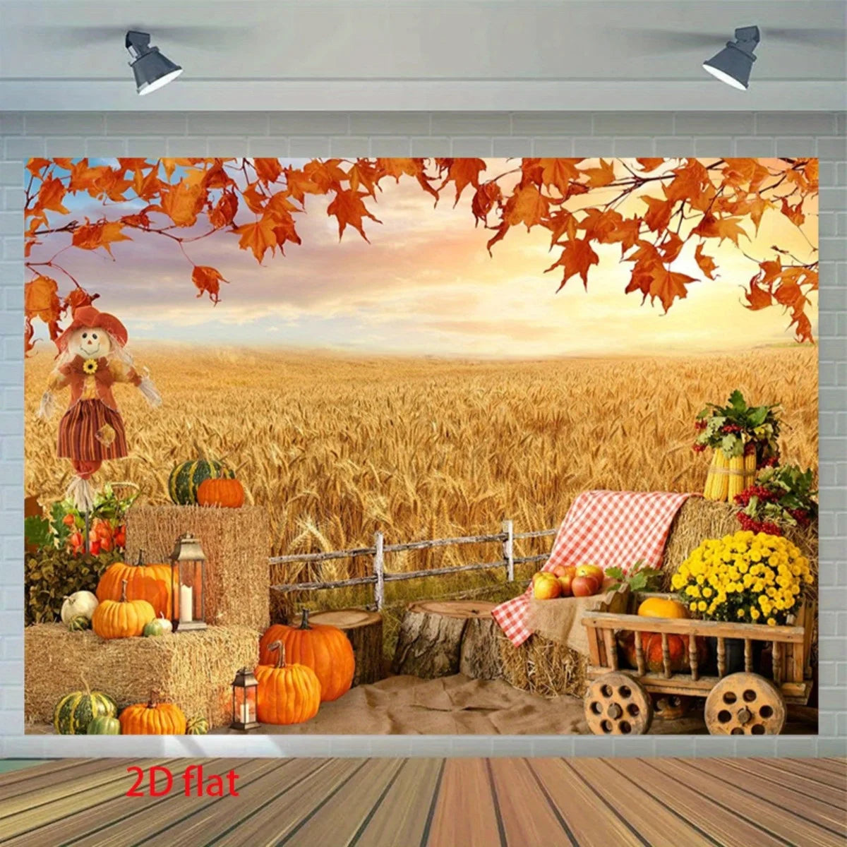 1 Autumn Harvest Thanksgiving Party Background -