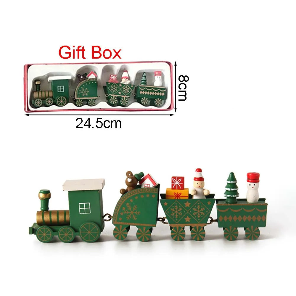 Christmas Wood Train Decoration,Christmas Ornaments
