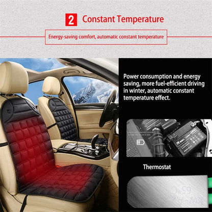 12V Car Heated Seats Winter Seat Heater Car Seat Heating Cushion Covers