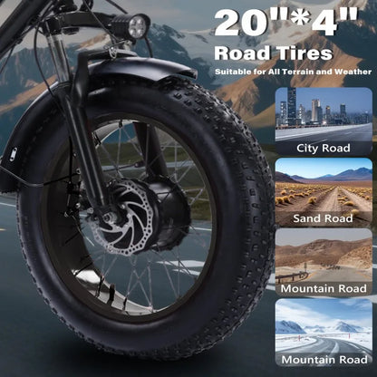 Electric Tricycle for Adults,500W Electric Trike,Electric Bicycle,20"