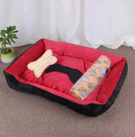 Pet Large Dog Bed Warm House Candy-colored