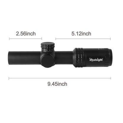 1-5X24 Tactical Optical Rifle Scope Red and Green
