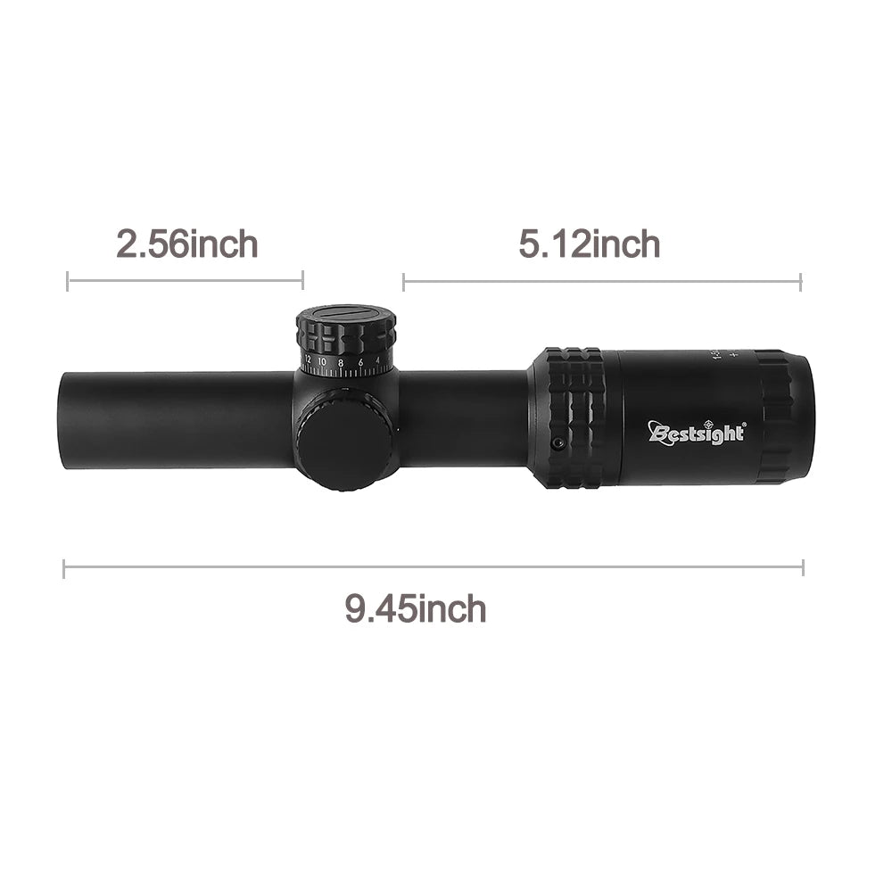 1-5X24 Tactical Optical Rifle Scope Red and Green