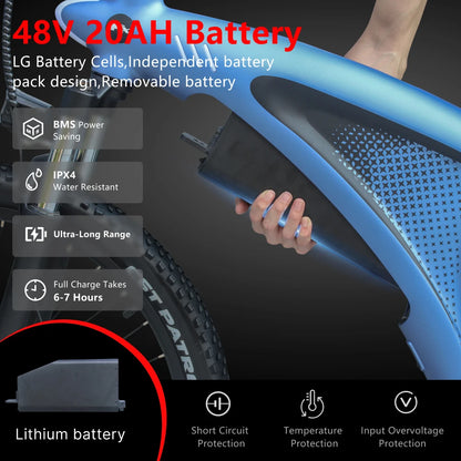 Ebikes 57KM/H Electric Bicycle 27.5 Inch Adults Electric