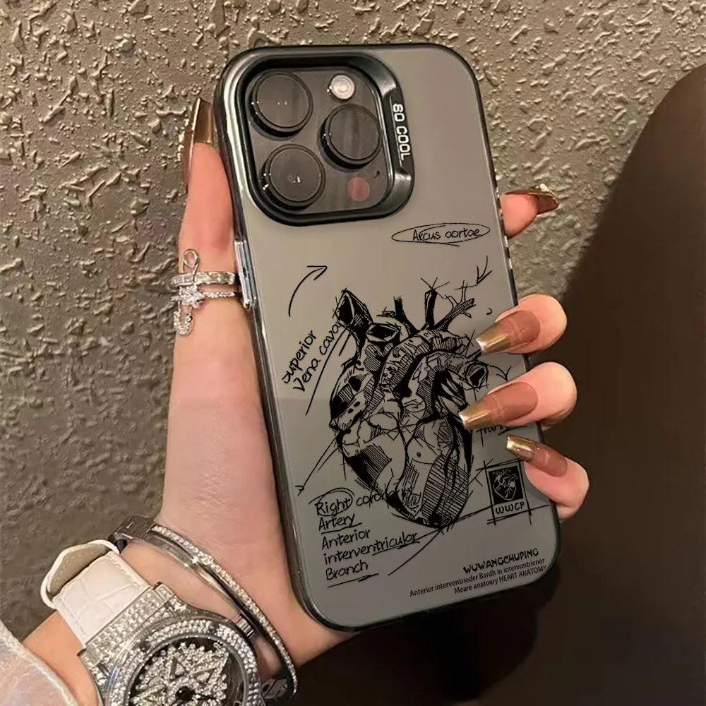 Luxury INS Star Phone Case For iPhone 16 Pro Max 17 13 11 15 14 12 17