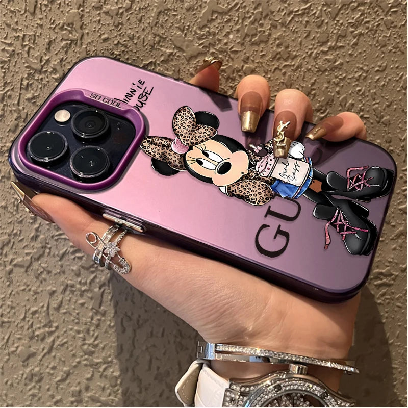 Disney Minnie Cute Creative Hard Phone Case for IPhone 17 16 15 14 13 12 11