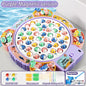 Magnetic Rotating Fishing Game Plate - Fishing Toy with Music