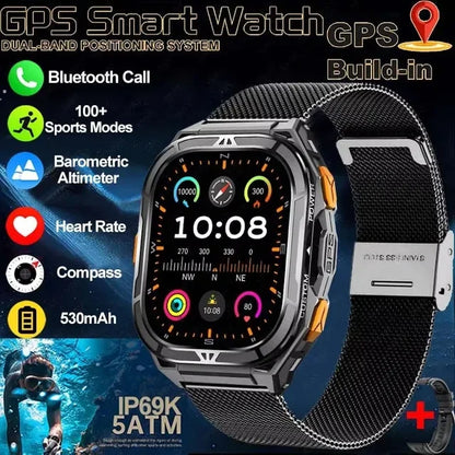 2025 New GPS Track Smart Watch Men