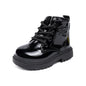 Autumn and Winter Children's Shoes Waterproof PU Leather