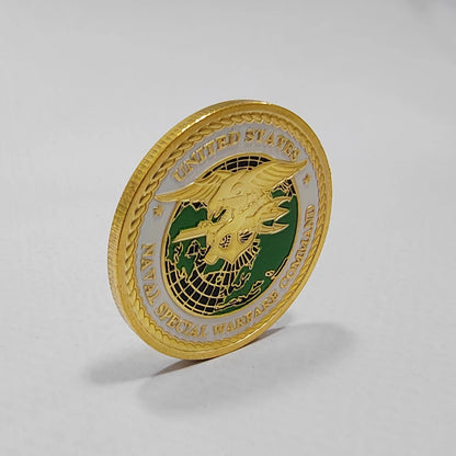 5pcs United States Naval Special Warfare Command Challenge Coins Navy Seals Military