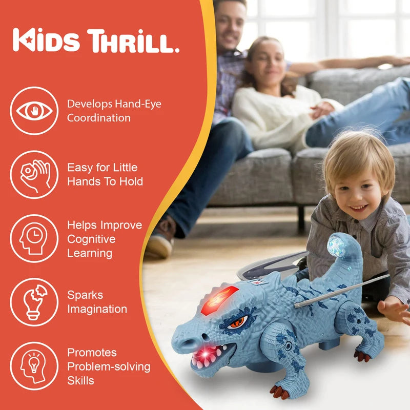 Stunt Flying Dragon Electric Toy for Boys Colorful