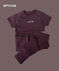 DFYZHE round neck breathable short sleeved+long pants
