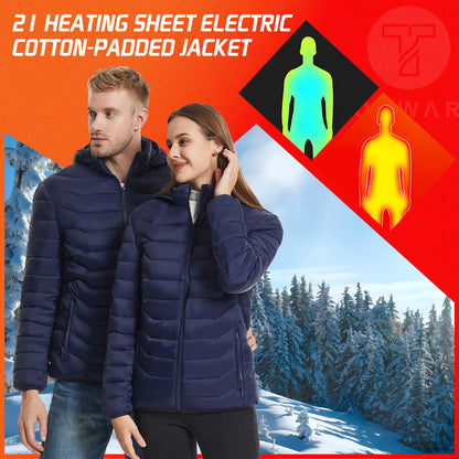 Heated Jacket TODWARM 21 Areas Winter Men's Women's