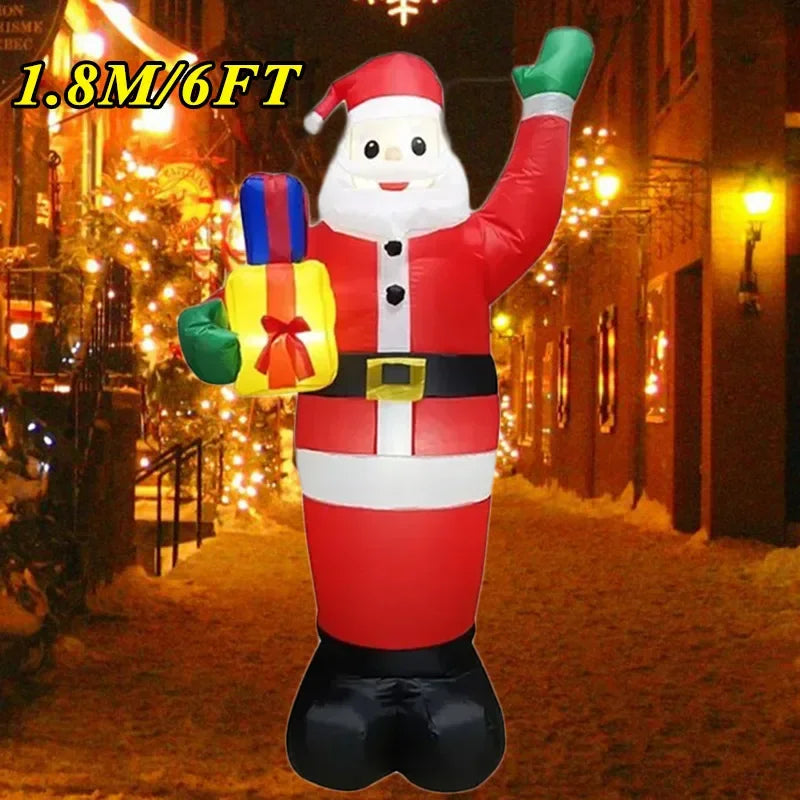 Christmas Decorations Model Built-in LED Lights Inflatable Toys Ornament