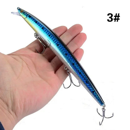 16 Colors 18cm 24g Minnow Fishing Lure Laser Crankbait