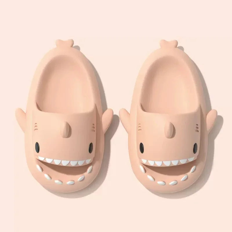 Men Shark Slippers Summer Women Slides Home Bathroom Flip