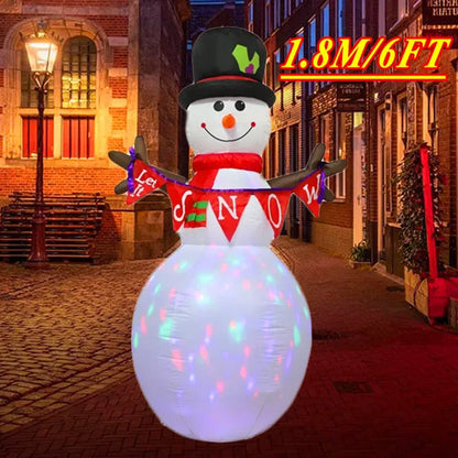 Christmas Decorations Model Built-in LED Lights Inflatable Toys Ornament