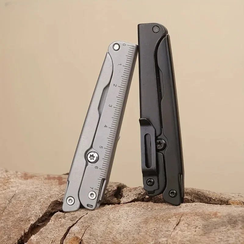 Portable Multifunctional Folding Scissors, Stainless Steel
