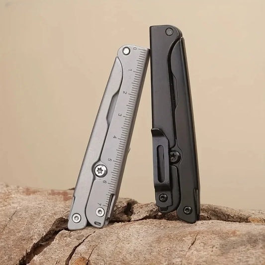 Portable Multifunctional Folding Scissors, Stainless Steel
