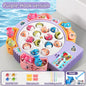 Magnetic Rotating Fishing Game Plate - Fishing Toy with Music