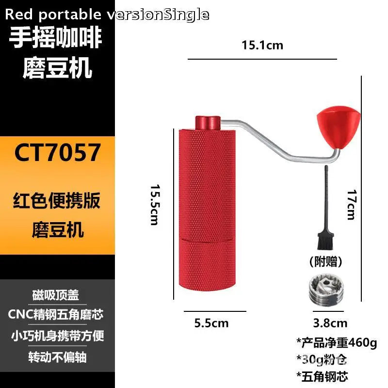 Stainless Steel Hand Coffee Grinder Manual Portable Bean Grinder