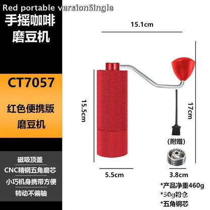 Stainless Steel Hand Coffee Grinder Manual Portable Bean Grinder