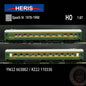 HERIS Train Model HO Type 1/87 17066 National Railway