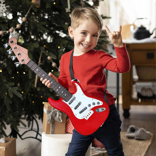 Kids Electric Guitar Toy - 4-String Multifunctional Electronic