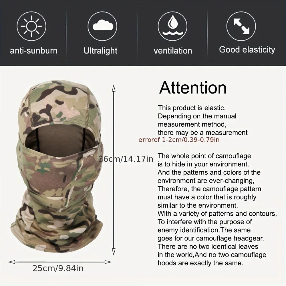 Tactical Windproof Balaclava for Bicycle Riding,