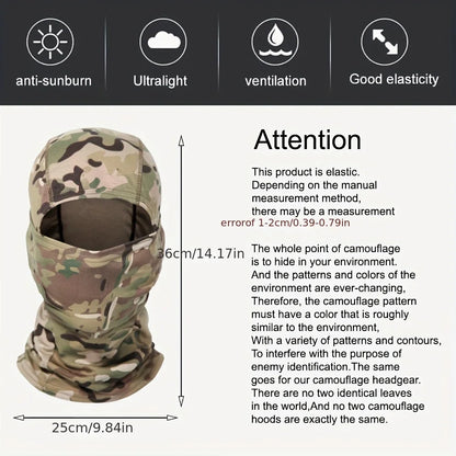 Tactical Windproof Balaclava for Bicycle Riding,