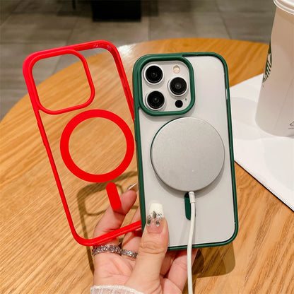 Luxury Shockproof Magsafe Wireless Charge Case