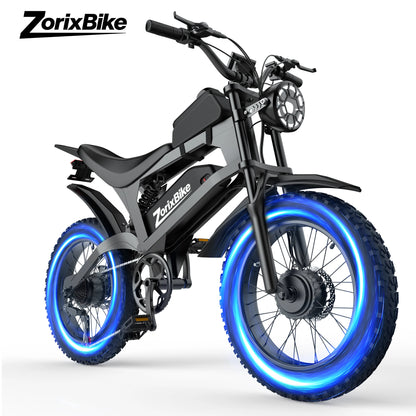 ZorixBike R8 Pro Electric Off-Road Bike 20x4.0 3000W