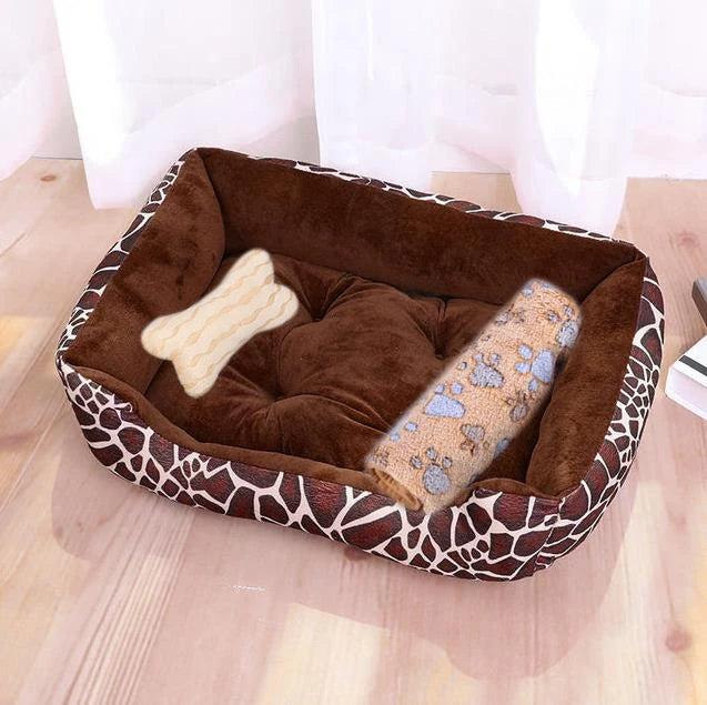 Pet Large Dog Bed Warm House Candy-colored