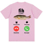 Funny Fih Is Calling Meme T-shirt Humor Fashion Men Women