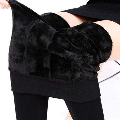 8 Colors S-XXL Winter Warm Leggings Women High Waist
