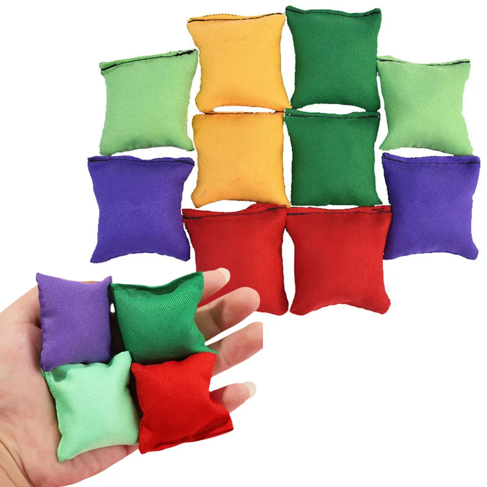 5/10pcs Solid Color Double Layer Leak proof Sandbags