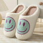 Smiley Face Cotton Slippers Women's Indoor Home