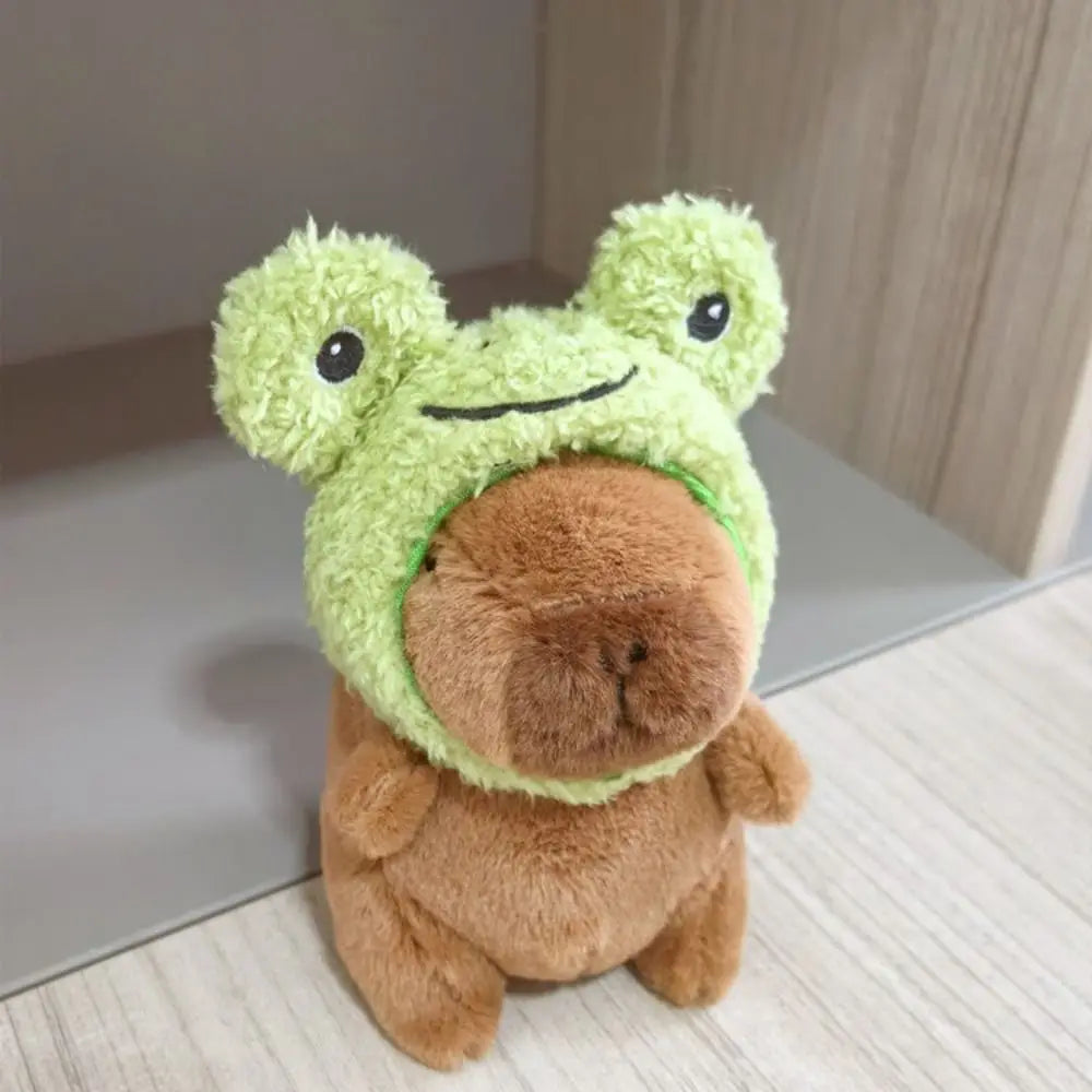 Cute Capybara Plush Toy Hoodie with Wings Simulation Doll