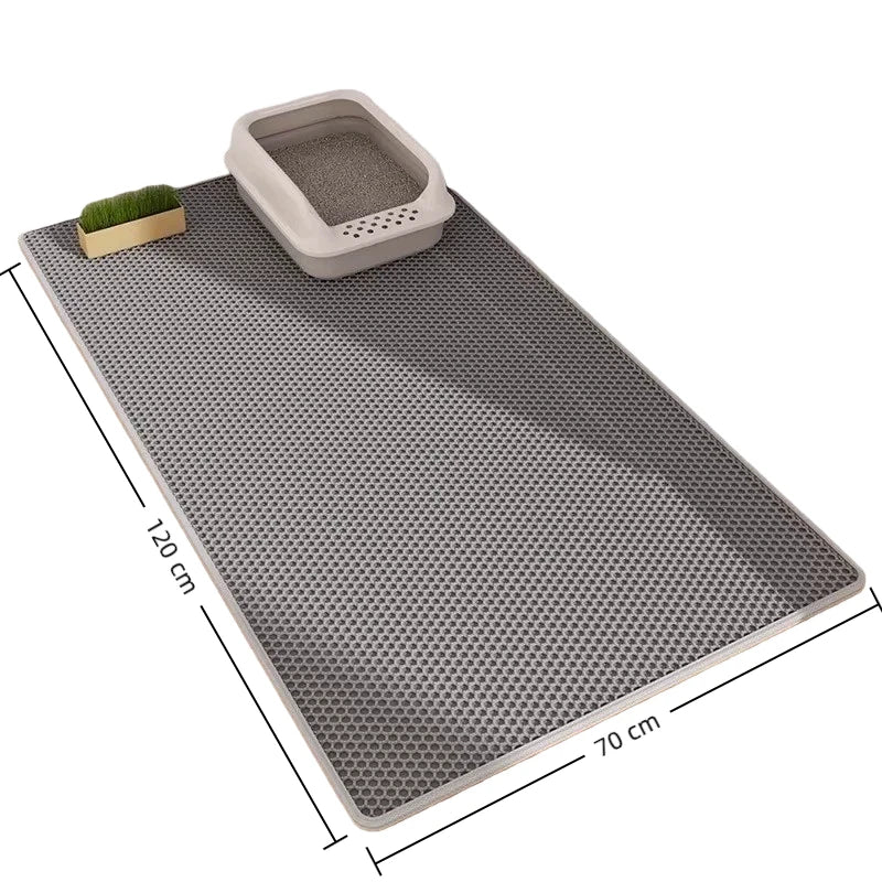 Cat Litter Mat Double Layer Pet Non Slip Big Pet Litter Box
