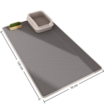 Cat Litter Mat Double Layer Pet Non Slip Big Pet Litter Box
