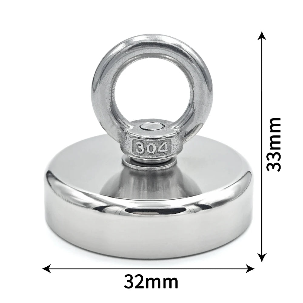 D16~D42mm Super Strong Neodymium Fishing Hook