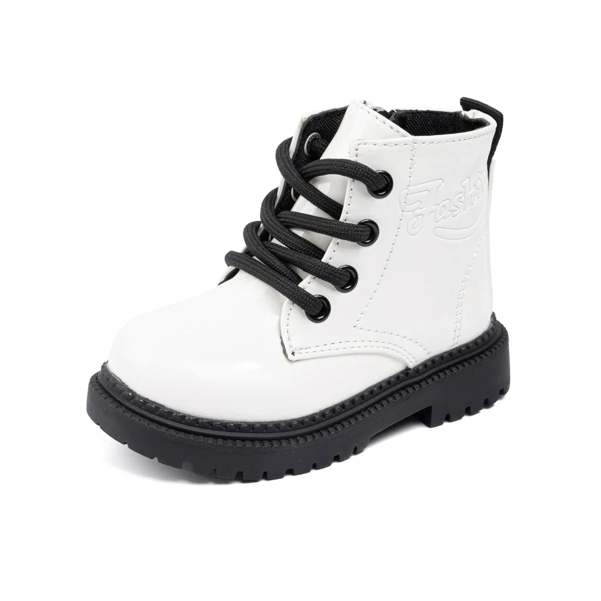 Autumn and Winter Children's Shoes Waterproof PU Leather