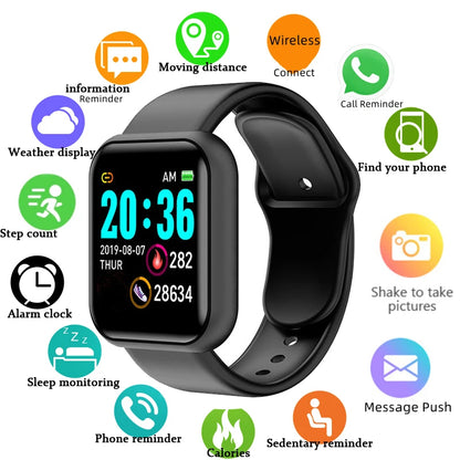 Multifunctional Smart Watch Men Women Bluetooth Connected