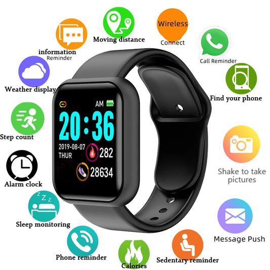 Multifunctional Smart Watch Men Women Bluetooth Connected