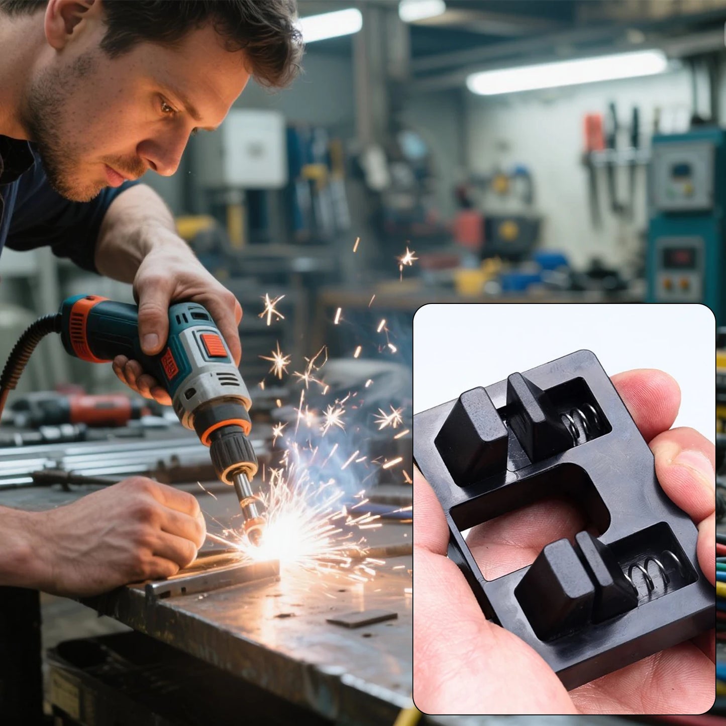 Welding Wire Fixture Adjustable Suction Bracket