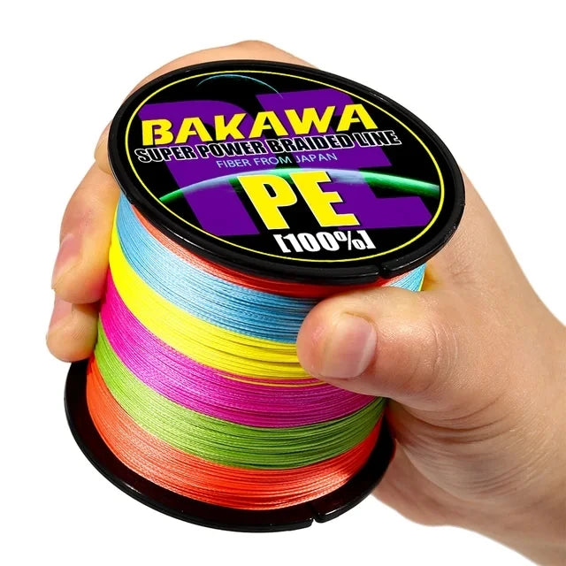 BAKAWA  4 Strands Braided Fishing Lines Multifilament Pesca