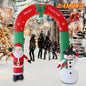 Christmas Decorations Model Built-in LED Lights Inflatable Toys Ornament
