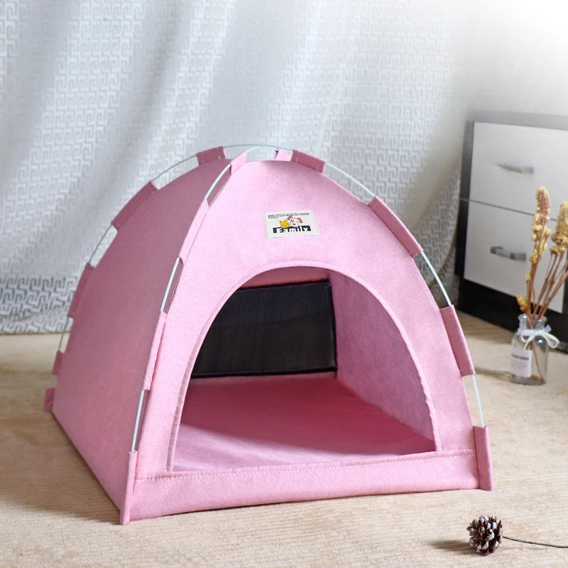 Foldable Cat House Pet Tent Four Seasons Universal