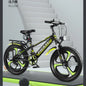 PUOU Children's Mountain Bike with Gears 20-inch