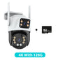 Three Lens PTZ IP Camera Outdoor